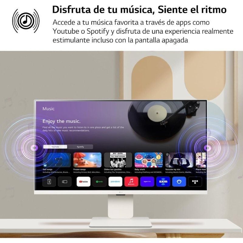 Monitor Inteligente LG Myview 32sr50f-w 31,5" / Full HD / Multimédia / Smart TV / Branco