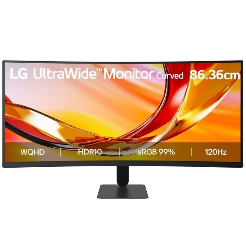 Monitor Profissional Ultrapanorâmico Curvo LG 34u601b-b 34" / WQHD / Preto