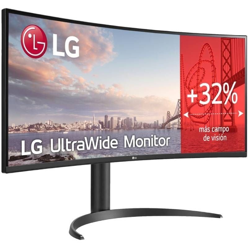LG 34wr55qk-b 34" / WQHD / Ajustável em Altura / Preto Monitor Profissional Ultra Largo Curvo 34wr5…