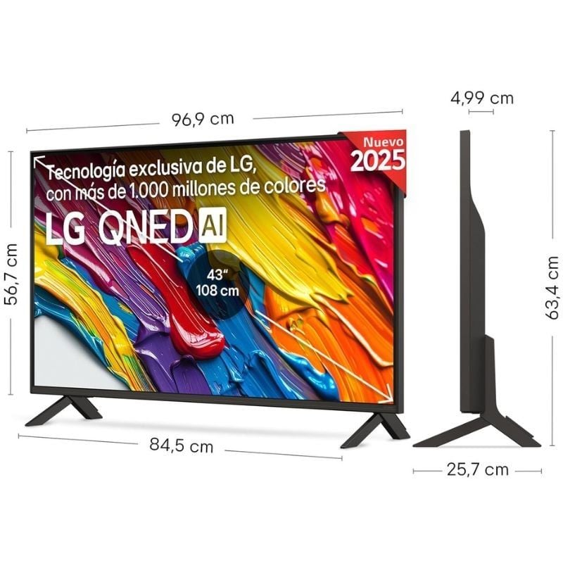 TV LG QNED 43QNED84A6C 43" / Ultra HD 4K / Smart TV / Wifi