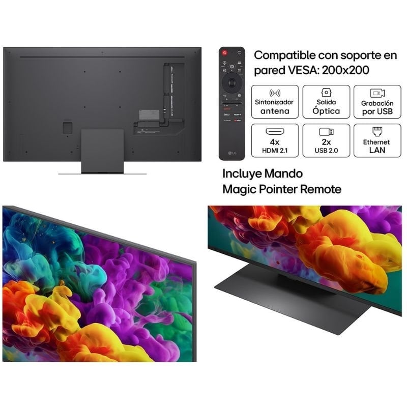 LG QNED Evo AI QNED87 Mini TV LED 50QNED87B6A 50" / Ultra HD 4K / Smart TV / Wifi