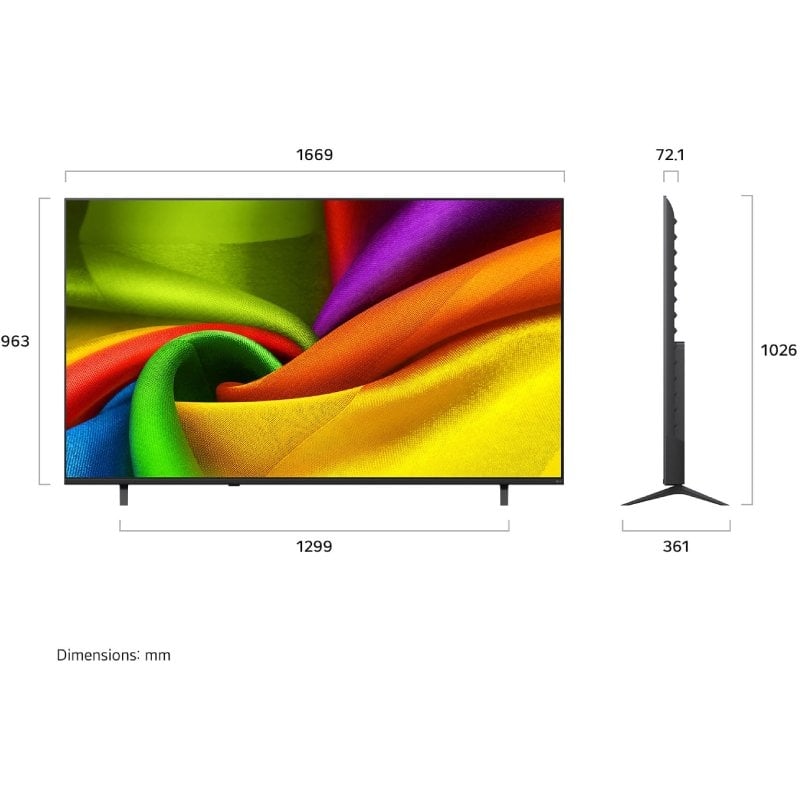 LG Nanocell TV 75NU850B6LA 75" / Ultra HD 4K / Smart TV / Wifi / Preto