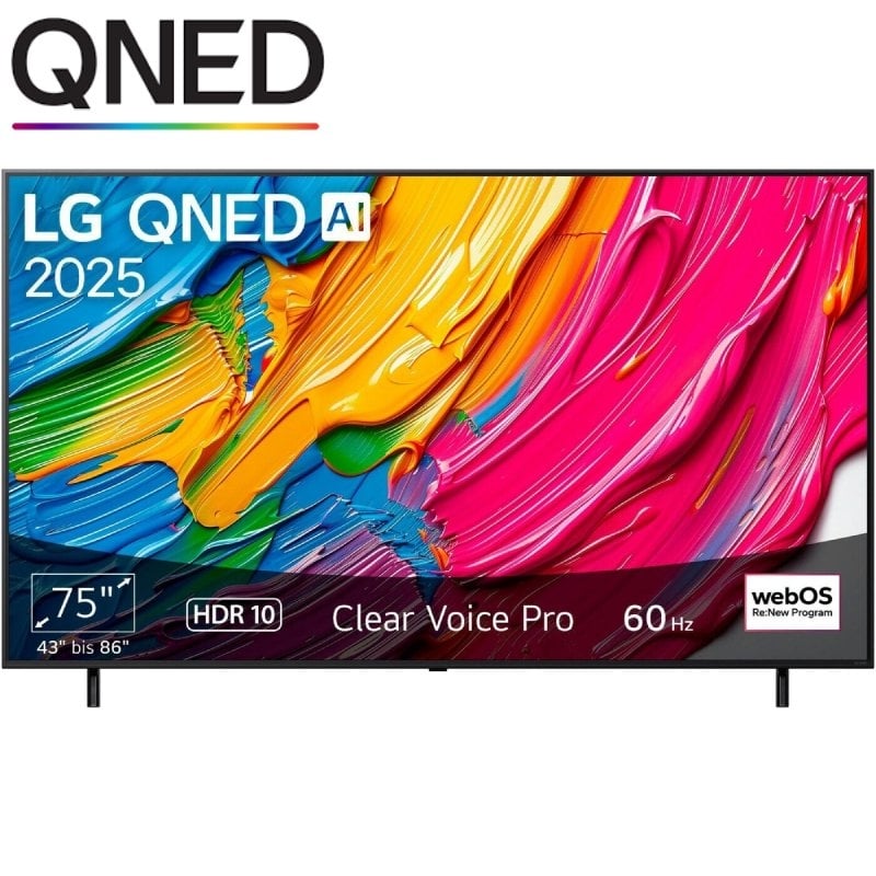 Televisor LG QNED AI QNED80 75QNED80A6A 75" / Ultra HD 4K / Smart TV / Wi-fi