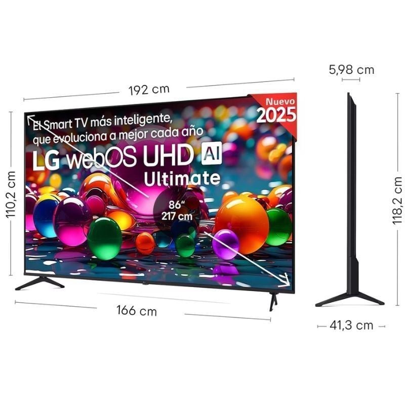 LG UHD TV 86UA74006LB 86" / Ultra HD 4K / Smart TV / Wifi
