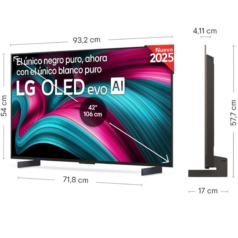 LG OLED Evo OLED42C54LA 42" / Ultra HD 4K / Smart TV / Wifi