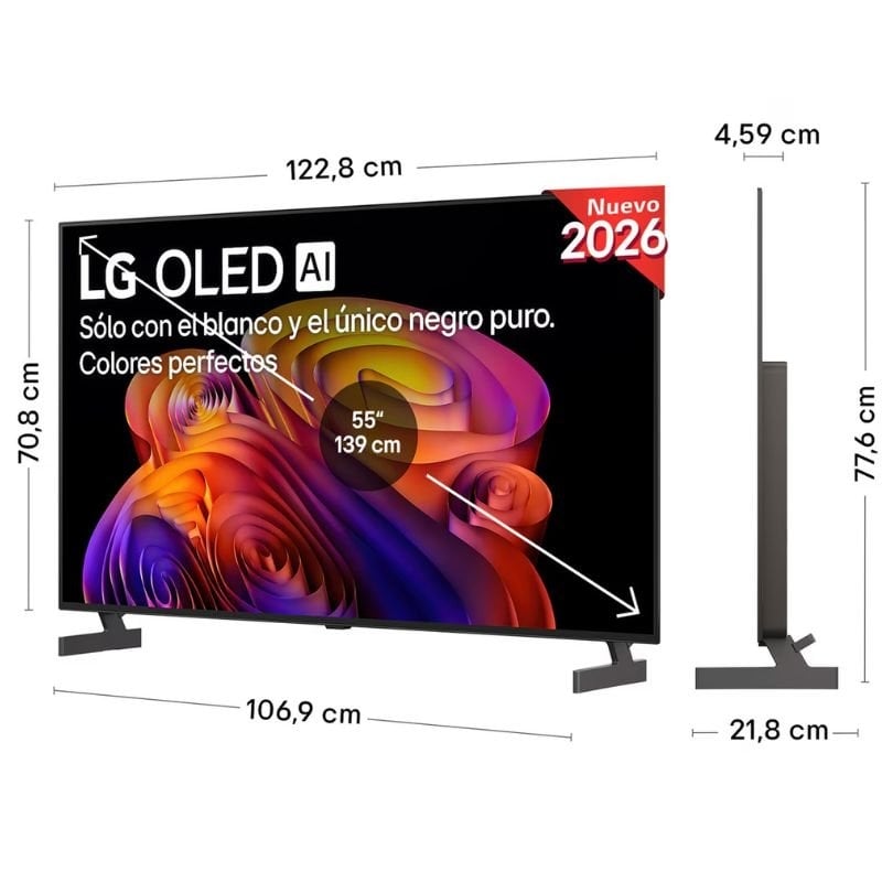 Televisor LG OLED AI B6 OLED55B6ELC 55" / Ultra HD 4K / Smart TV / Wi-fi