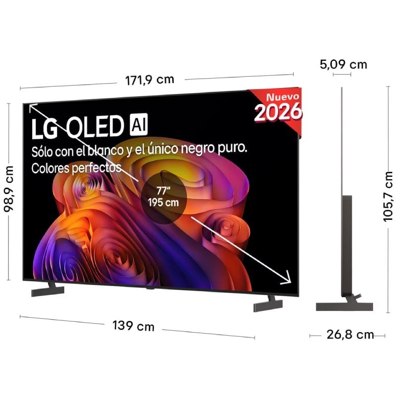 Televisor LG OLED AI B6 OLED77B6ELC 77" / Ultra HD 4K / Smart TV / Wi-fi