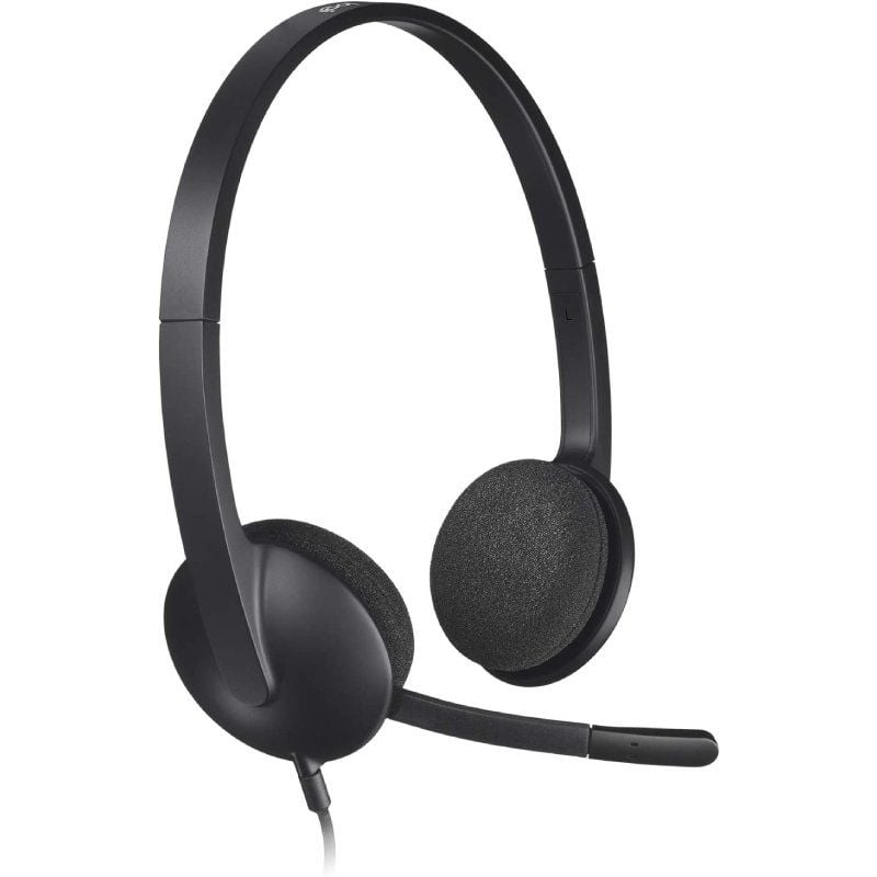 Logitech H340 Auscultadores / Auricular com Microfone / USB / Preto