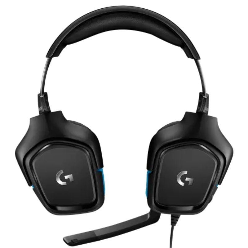 Logitech G432 Auscultadores para Jogos com Microfone / USB 2.0 / Jack 3.5 / Preto