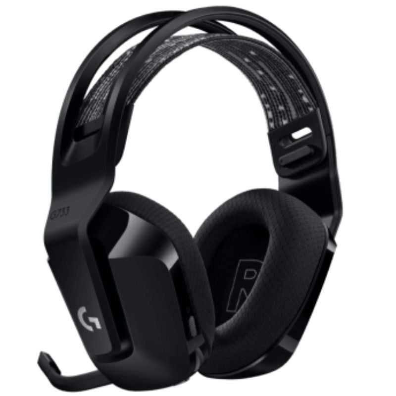 Logitech G733 Auscultadores sem Fios para Jogos com Microfone / Preto