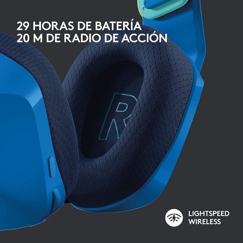 Logitech G733 Auscultadores sem Fios para Jogos com Microfone / Azul