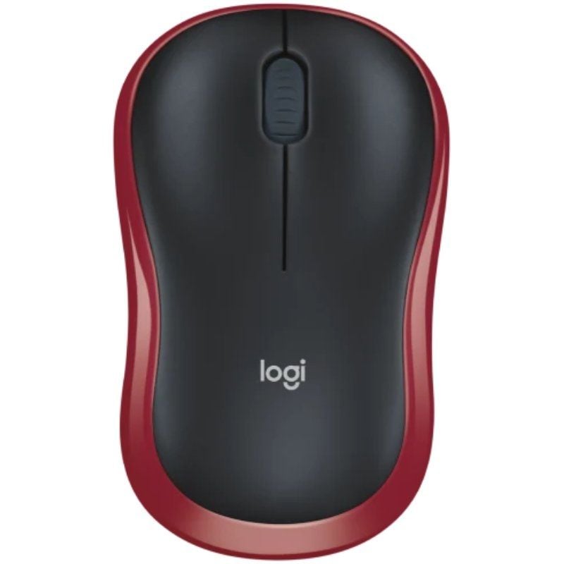 Rato sem Fios Logitech M185 / Até 1000 DPI / Vermelho