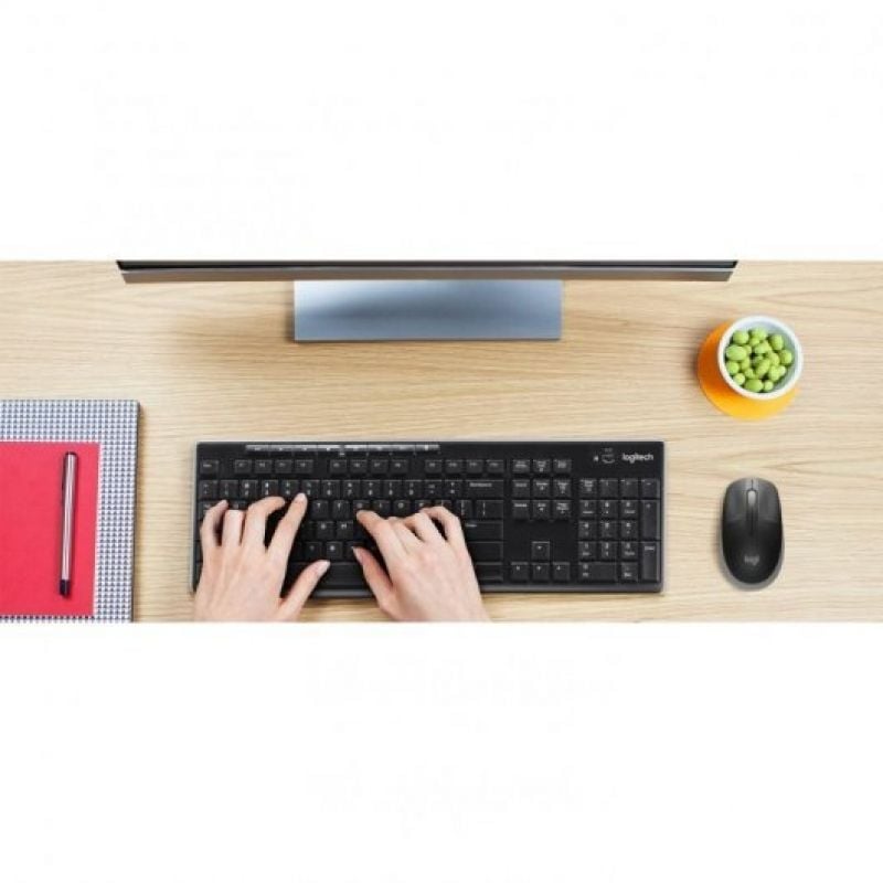 Rato sem Fios Logitech M190 / Até 1000 DPI / Cinzento Médio