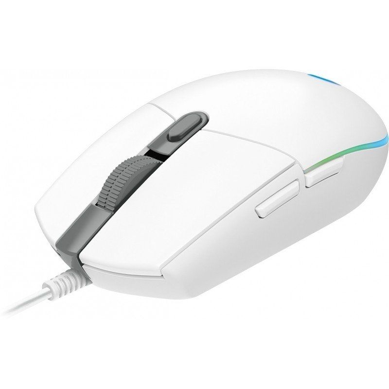 Logitech G102 Gaming Mouse Lightsync / Até 8000 DPI / Branco