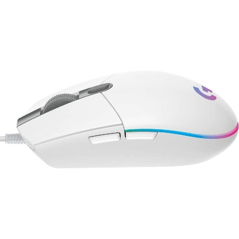 Logitech G102 Gaming Mouse Lightsync / Até 8000 DPI / Branco