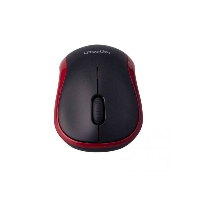 Rato sem Fios Logitech M185 / Até 1000 DPI / Vermelho