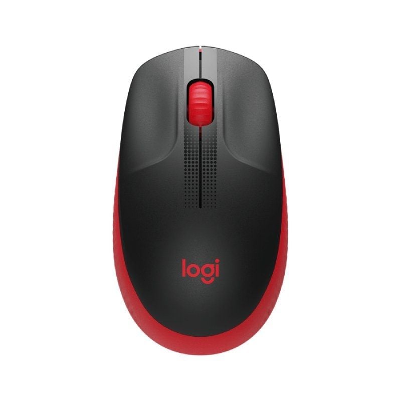 Rato sem Fios Logitech M190 / Até 1000 DPI / Vermelho