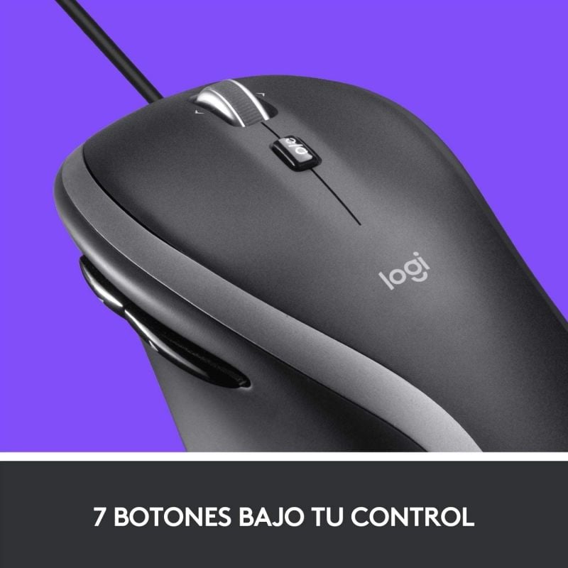 Rato Logitech M500S / Até 4000 DPI / Preto