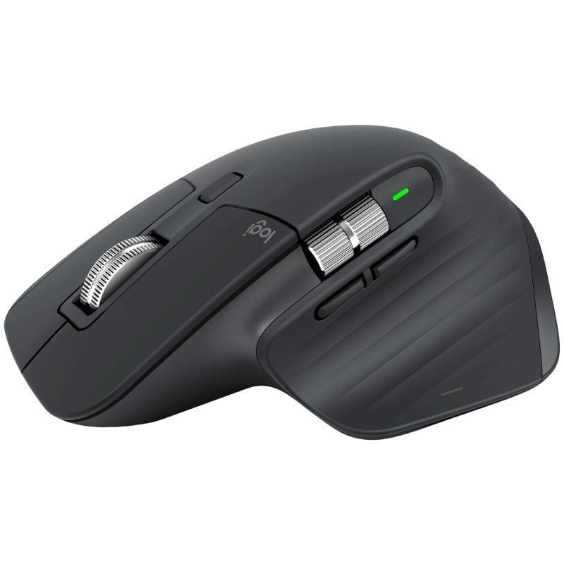 Logitech MX Master 3S Ergonomic Wireless Bluetooth Mouse / Bateria Recarregável / Até 8000 DPI / Gr…