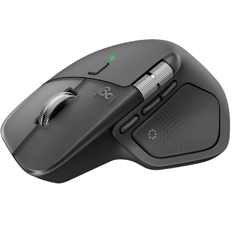 Logitech MX Master 4 Wireless Ergonomic Mouse / Bateria Recarregável / Até 8000 DPI / Grafite