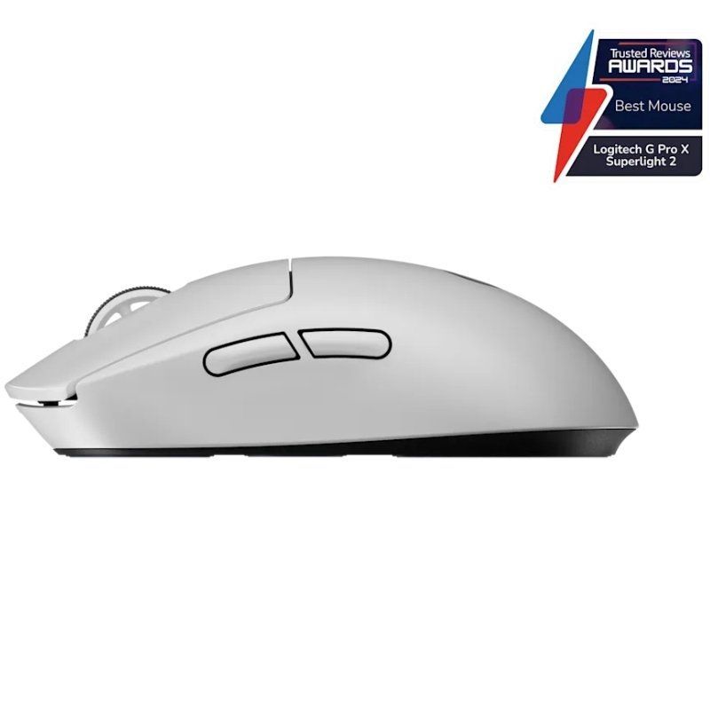 Logitech PRO X Superlight 2 Wireless Gaming Mouse / Bateria Recarregável / Até 44000 DPI / Branco