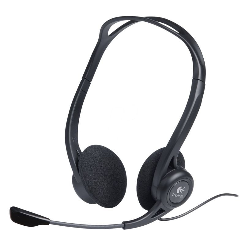 Logitech Headset PC 960 Headset / com Microfone / USB / Preto