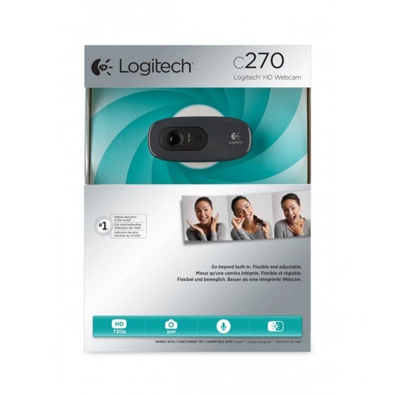Webcam Logitech HD C270 / 1280 X 720 HD