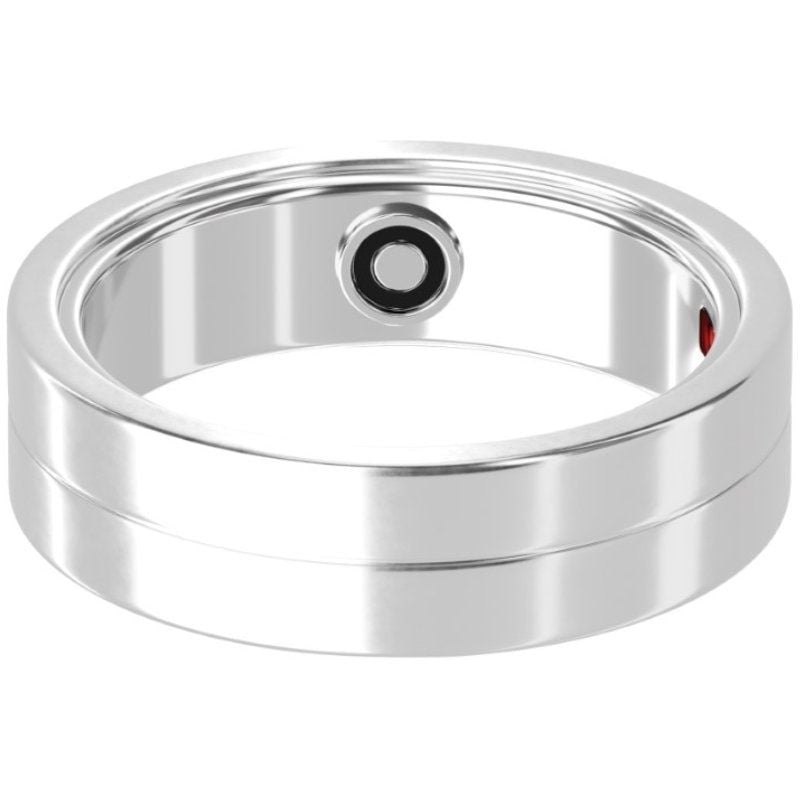 Maxcom MR100 Smart Ring Tamanho 9 / 60 / Ø19.1mm / Notificações / Ritmo Cardíaco / Prata