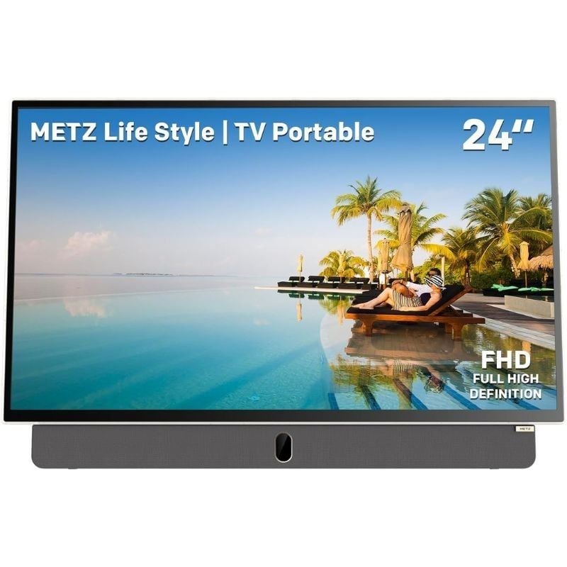 Televisor Portátil Metz 24MPE7000Z de 24" / Full HD / Smart TV / Wi-fi