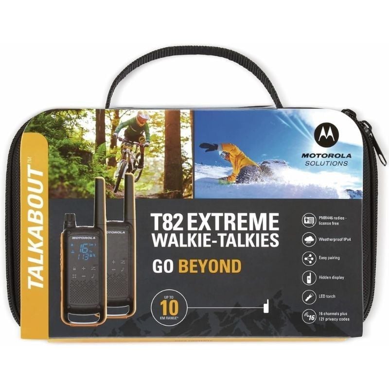 Walkie Talkie Motorola Talkabout T82 / Até 10km / 16 Canais