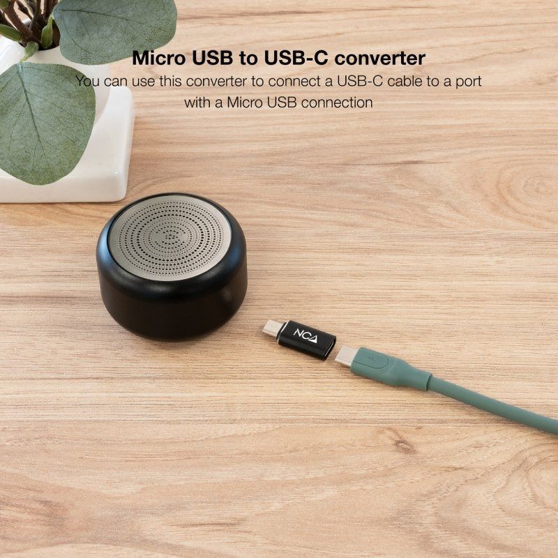 Adaptador Nanocable 10.02.0014 / Microusb Macho - USB Tipo C Fêmea