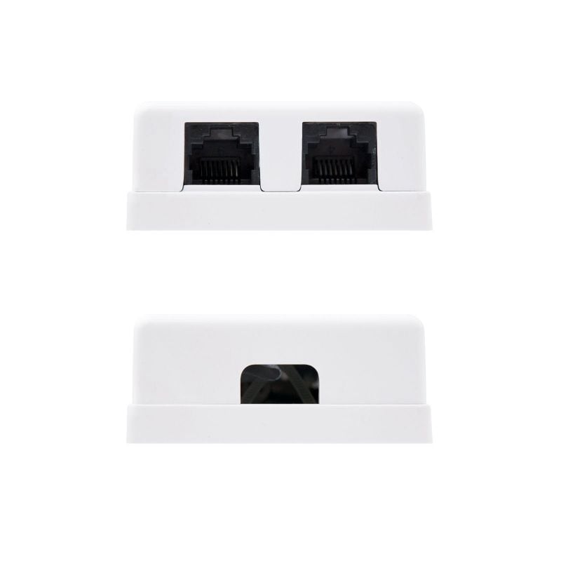 Roseta de Montagem À Superfície Nanocable 10.21.1502 / Cat.6 / 2 Tomadas