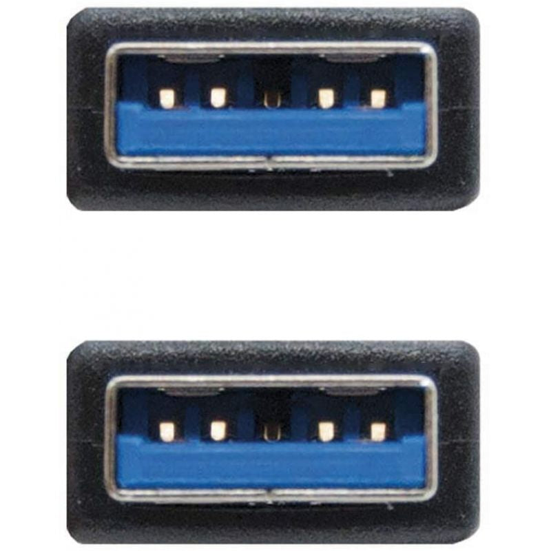 Cabo USB 3.0 Nanocable 10.01.1002-bk / USB Macho - USB Macho / 2m / Preto