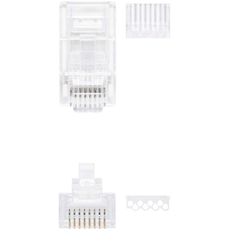 Conector RJ45 Nanocable 10.21.0201 / Cat.6 / 10 Unid.