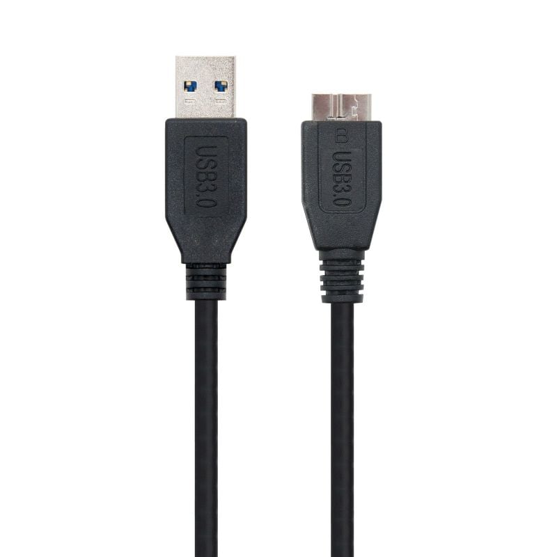 Cabo USB 3.0 Nanocable 10.01.1101-bk / USB Macho - Microusb Macho / 1m / Preto