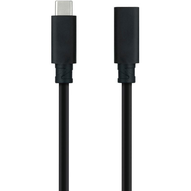 Cabo de Extensão USB Type-c 3.2 Nanocable 10.01.4501 / USB Type-c Macho - USB Type-c Fêmea / 1m / P…