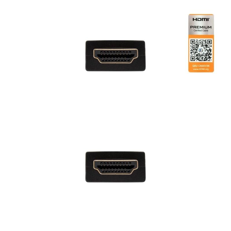 Nanocabo HDMI 2.0 4K 10.15.3602 / Macho HDMI - Macho HDMI / 2m / Certificado / Preto