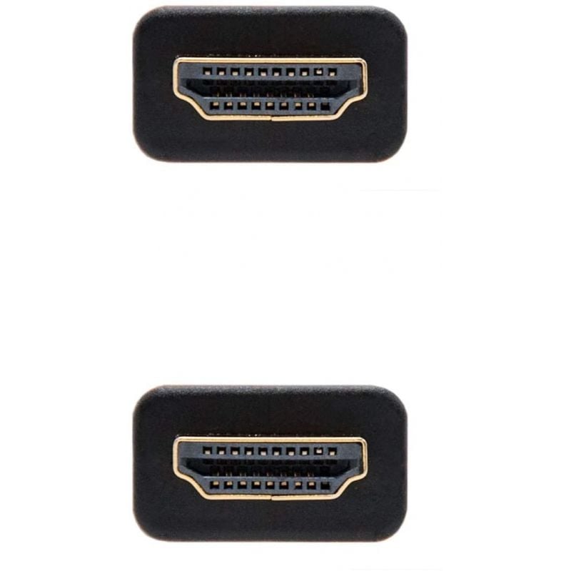 Nanocabo HDMI 2.0 4K 10.15.1602 / Macho HDMI - Macho HDMI / 1,5m / Preto / Laranja