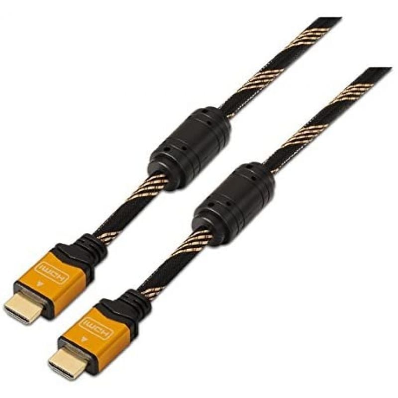 Nanocabo HDMI 2.0 4K 10.15.1602 / Macho HDMI - Macho HDMI / 1,5m / Preto / Laranja