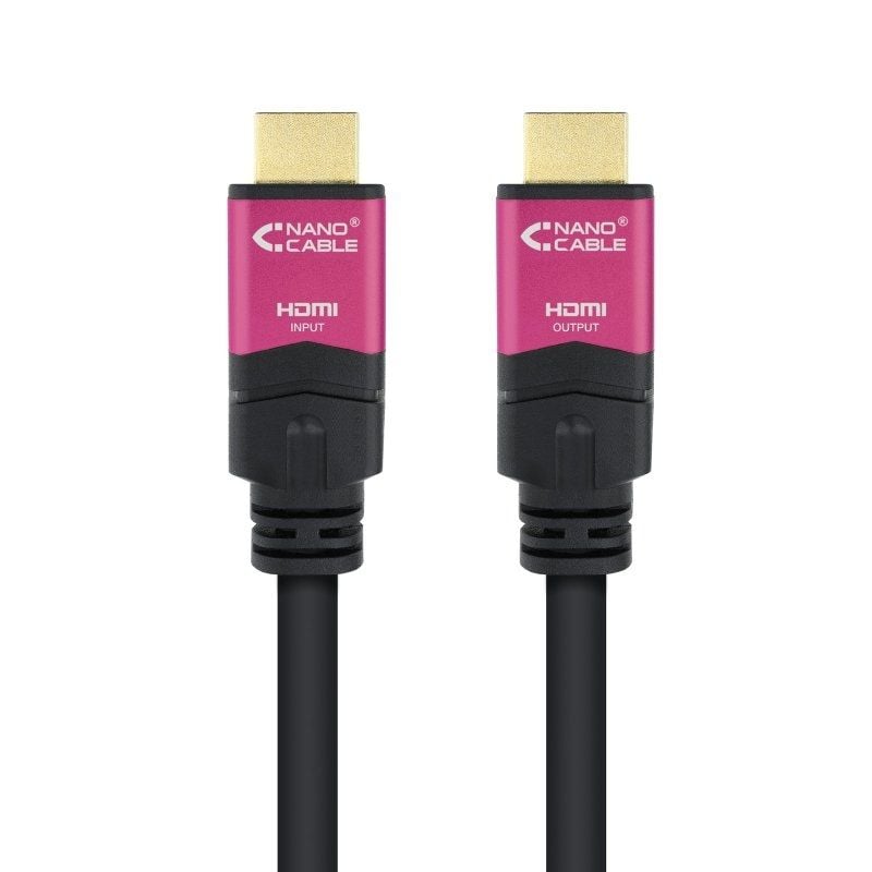 Cabo HDMI 2.0 4K Nanocable 10.15.3730 / HDMI Macho - HDMI Macho / 30 M / Preto