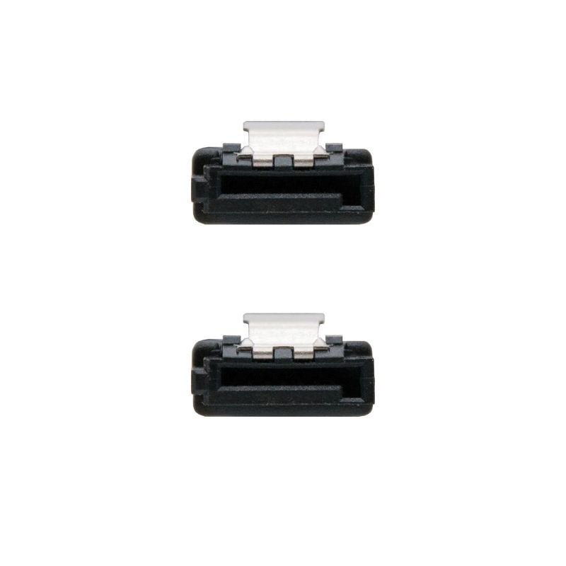 Cabo SATA III Nanocable 10.18.1001-bk / 50cm / Preto
