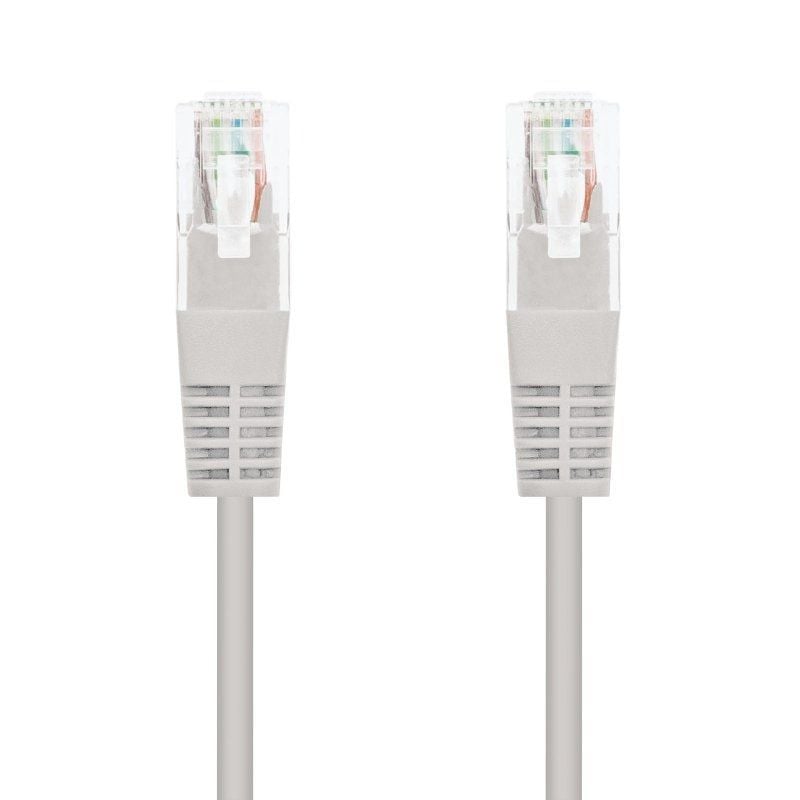Cabo de Rede RJ45 UTP Nanocable 10.20.0101 Cat.5e / 1m / Cinzento