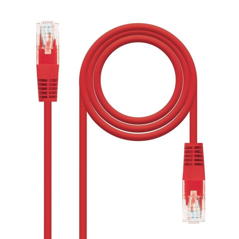 Cabo de Rede RJ45 UTP Nanocable 10.20.0400-l25-r Cat.6 / 25cm / Vermelho