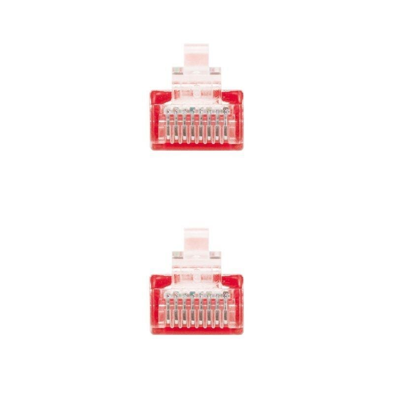 Cabo de Rede RJ45 UTP Nanocable 10.20.0400-l25-r Cat.6 / 25cm / Vermelho