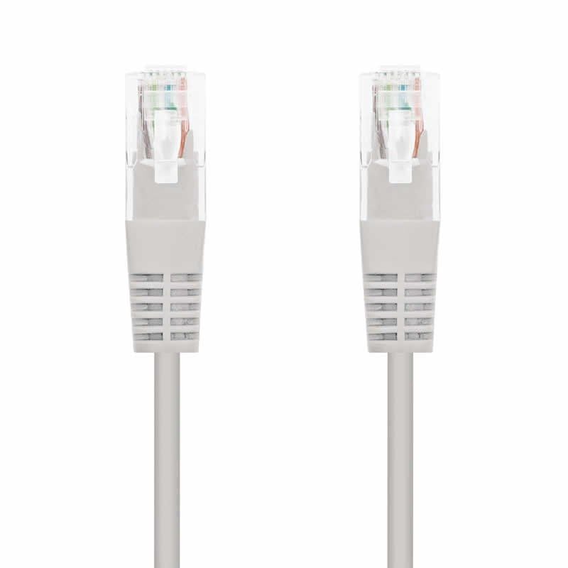 Cabo de Rede RJ45 UTP Nanocable 10.20.0400-l25 Cat.6 / 25cm / Cinzento