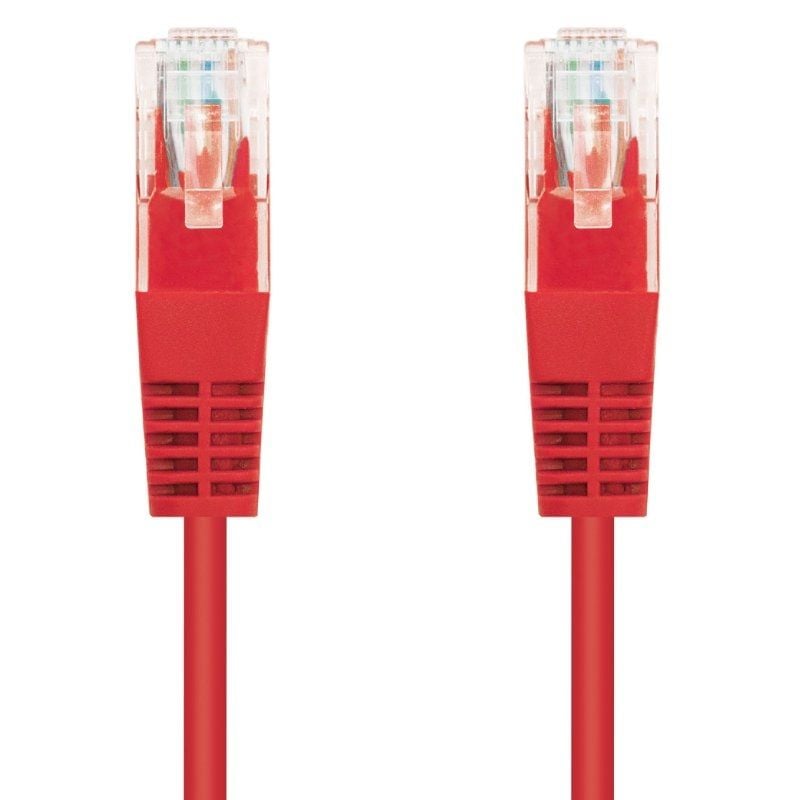 Cabo de Rede RJ45 UTP Nanocable 10.20.0400-l30 Cat.6 / 30cm / Vermelho