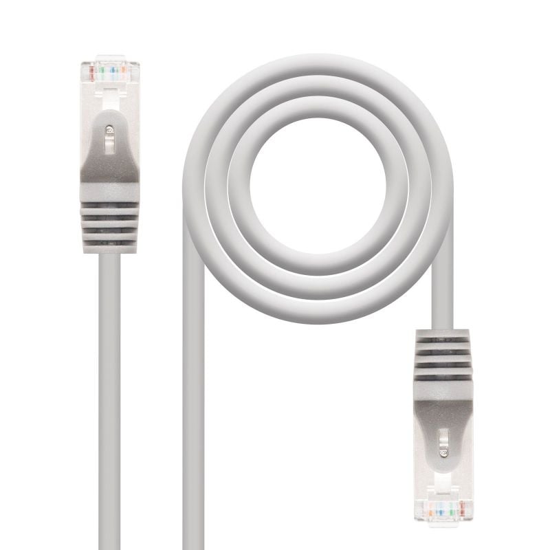 Cabo de Rede RJ45 SFTP Nanocable 10.20.0820 Cat.6 / 20m / Cinzento