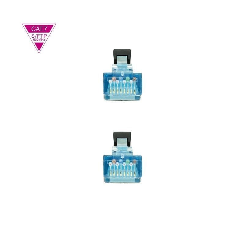 Cabo de Rede RJ45 SFTP Nanocable 10.20.1700-bk Cat.7 / 50cm / Preto