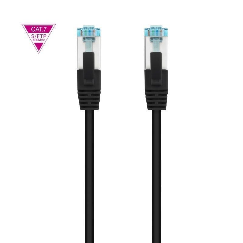 Cabo de Rede RJ45 SFTP Nanocable 10.20.1700-l25-bk Cat.7 / 25cm / Preto