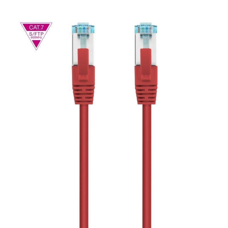 Cabo de Rede RJ45 SFTP Nanocable 10.20.1701-r Cat.7 / 1m / Vermelho
